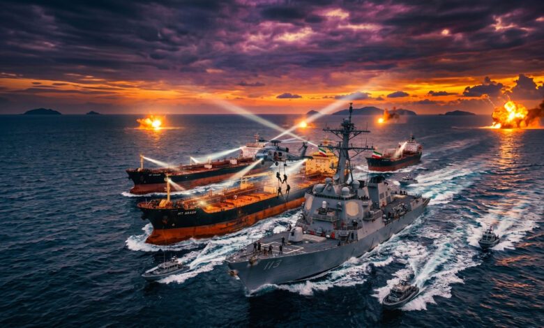 Noticias del Fin | Estados Unidos intercepta tres petroleros iraníes en aguas asiáticas: el bloqueo naval global cerca el destino profético de Persia