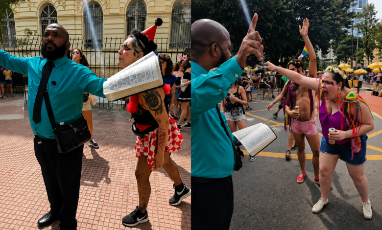 Noticias del Fin | Predicador callejero es rodeado y objeto de burlas mientras evangelizaba en São Paulo Noticias del Fin | Predicador callejero es rodeado y objeto de burlas mientras evangelizaba en São Paulo